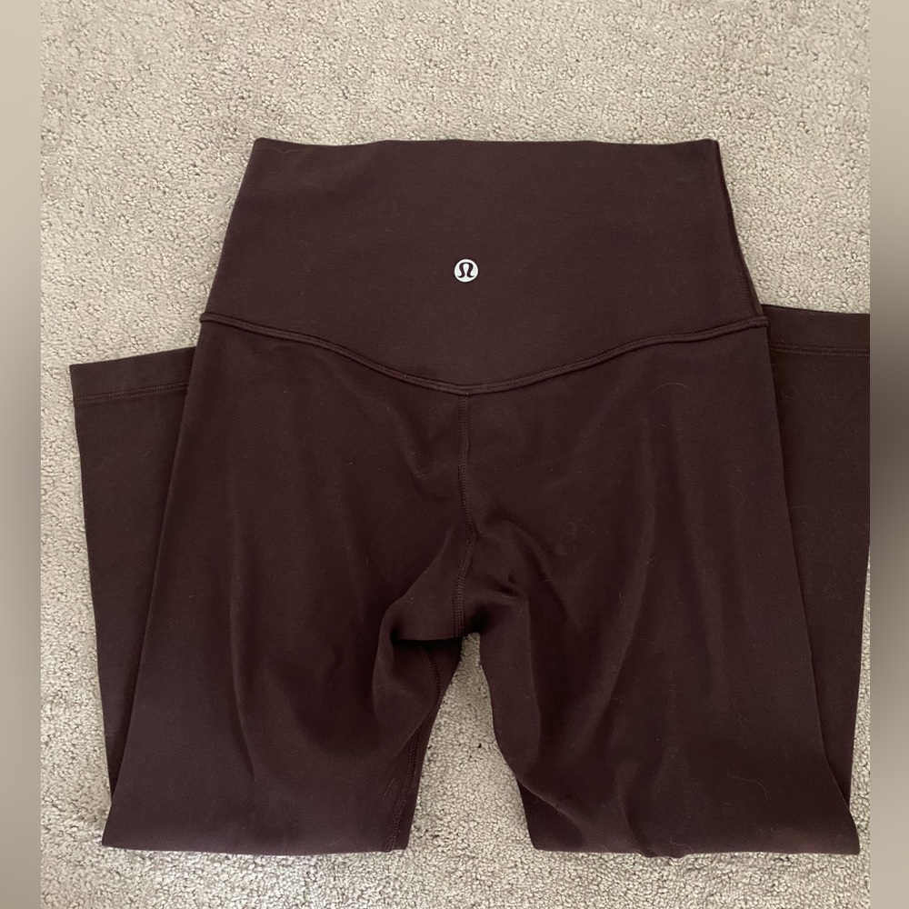 Rare brown Lululemon Align leggings